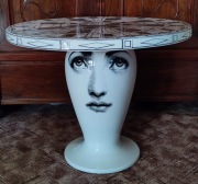 PIERO FORNASETTI STOLIK KAWOWY CERAMIKA WŁOSKI DESIGN 