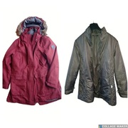 Schöffel 1804 Wiatro i wodoodporny płaszcz damski parka 3 w 1 rozm XL