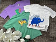 3 pack bawełnianych koszulek Next 3/4 lata 104 