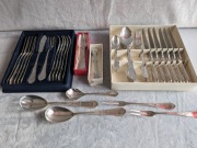 Sztućce HEFRA FRAGET ROMAŃSKI 48szt nieużywane do ryb