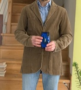 Marynarka H&M sztruks jasny brąz Rozm S może S/M 