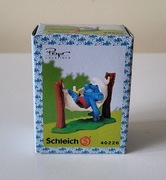 Schleich smerf smurf na hamaku figurka unikat model wycofany