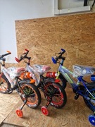 Rowerek 14 cali niebiesko zielony czerwony Solung 2 lata plus