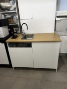 Szafka do kawiarni ze zlewem i odbijakiem
