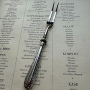 Widelec do przekąsek srebro 800 antyk 1900