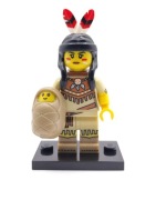 Lego Minifigures col15-5 - Tribal Woman Indianka / series 15