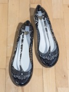 Przejrzyste baletki z koronkowym nadrukiem Melissa 41/42