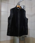 bezrękawnik XXL 2XL bluza sweter sweterek z dekoltem w serek classic Pi