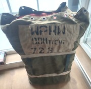 Plecak wojskowy/Torba Brezentowa PRL WPHW w Tychach