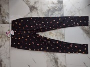 Legginsy dziewczęce 152 lekko ocieplane 