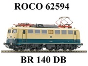 GLEDZIU KOLEJKA ROCO 62594 LOKOMOTYWA BR 140 DB. NOWA. PASUJE DO PIKO.