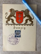 Karta pocztowa okolicznościowa Gdańsk DANZIG 1939