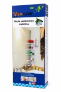 Półka Łazienkowa Narożna biała 100 320 cm