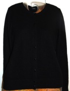 J. Crew.  Czarny kaszmirowy sweter  36/38