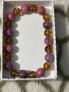 Nowa bransoletka z bursztynów 