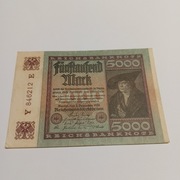 5000 Marek 1922 rok