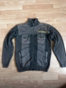 RARE Vintage Diesel Avant Garde Knit Zip Sweater