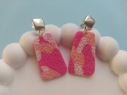 Kolczyki z gliny polimerowej - "Owocowy Sorbet" v.3 - handmade