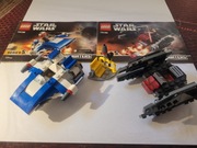 LEGO STAR WARS 75196 A-Wing vs. TIE Silencer Micro BEZ FIGUREK