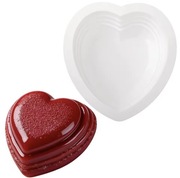 SERCE forma silikonowa 18*16.4*5 do Pieczenia Musów Deserów 