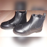 Botki czarne modne nowe wew 22,5 cm jak Martensy