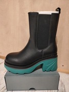 Botki czarno - miętowe rozmiar 38