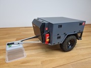 Przyczepka RC Trialowa w skali 1/10 + Akcesoria - Ręcznie Wykoana