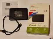 Uszkodzony Dysk Przenośny 1TB Toshiba Canvio