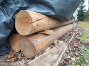 Bela drewniana,okrągły pal 4szt.