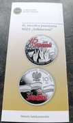 Folder 45 rocznica powstania NSZZ Solidarność 