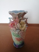 Wazon,wazonik ceramiczny perłowy wysokość 15cm