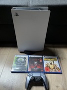 Konsola Sony PlayStation 5 kontroler i gry 