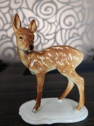Sarna sarenka figurka z porcelany Lippelsdorf