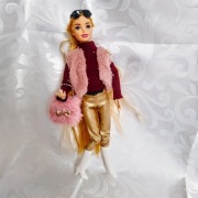 Zestaw 6 części dla lalki Barbie ubranka 