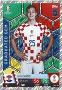TOPPS MATCH ATTAX EURO 2024 GRADUATED GEM LUKA SUCIC CHORWACJA CRO 16