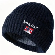 Super ciepła czapka z haftem