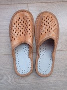 NOWE KAPCIE SKÓRZANE R. 35 WKŁ. 22,5 CM