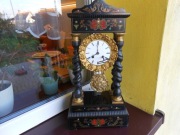 Stary  Przedwojenny Zegar , Piękny,  100 % Oryginał ! Sygnowany !