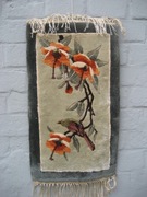 Dywanik Jedwabny Orientalny . recznie pleciony  53 x 30 cm