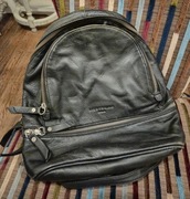 Liebeskind Berlin plecak maly czarny, skóra naturalna