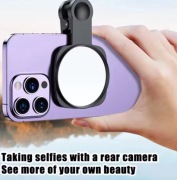 Obiektyw do smartfona z klipsem – selfie, vlog, transmisja live