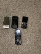 Zestaw 4 zepsutych telefonów