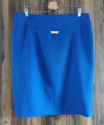 Elegancka niebieska spódnica na podszewce, rozm. 46