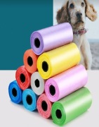 Worki na odchody zwierząt 150 szt. (10 rolek) – kolorowe, wytrzymałe