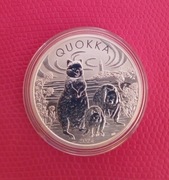 1 Dolar Australian Quokka uncja srebra 9999 z 2024 roku.