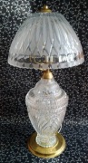 Piękna Duża stojąca lampa kryształowa 63 cm 