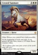 MTG Hour of Devastation: Crested Sunmare FOIL