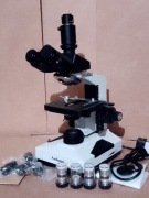 Duży Mikroskop 1000x Trino AmScope T490 biologiczny Foto pzo Biolar delta