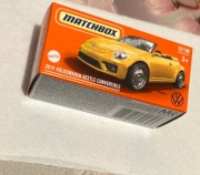 MATCHBOX - MATTEL - 2019 VOLKSWAGEN BEETLE CONVERTIBLE - NUMER 52 / 100