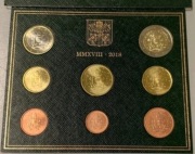 KMS EURO- WATYKAN 2018- HERB PAPIEŻ FRANCISZEK-UNC